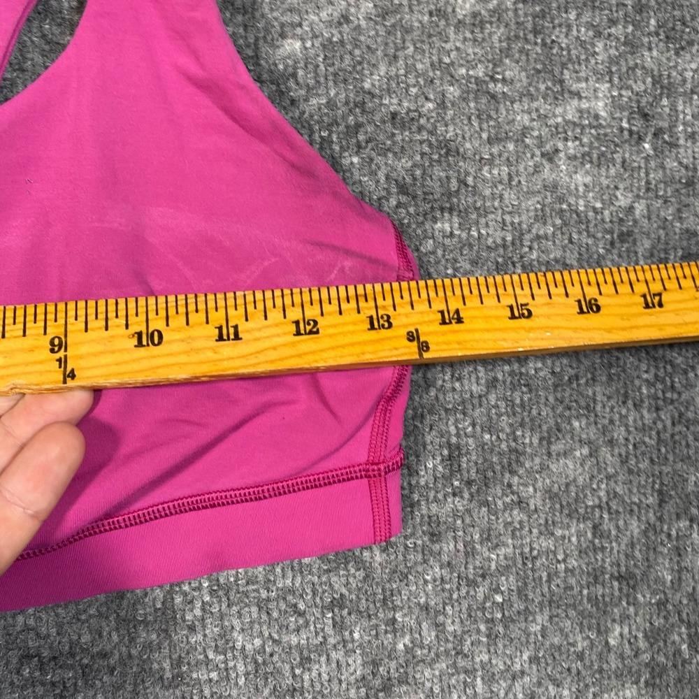 Lululemon Free To Be Serene Sports Bra Pink Size 8 LW2540S Strappy Back - Picture 4 of 7